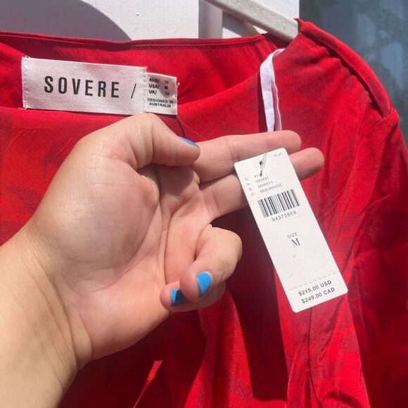 Anthropologie SOVERE Ember Long Sleeve Open Back Slim Maxi Dress NWT - Picture 6 of 10